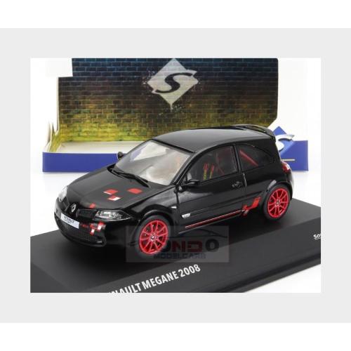 1:43 SOLIDO Renault Megane Rs R26-R 2008 Black Red SL4310206