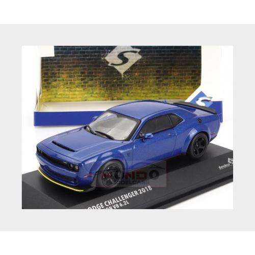 1:43 SOLIDO Dodge Challenger Srt Coupe 2018 Blue SL4310305