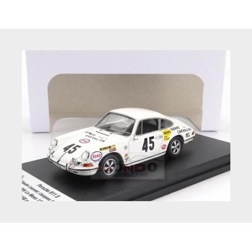 1:43 TROFEU Porsche 911S Coupe Team C.Laurent #45 24H Le Mans 1970 Claude Laurent Jacques Marche White TRFDSN176