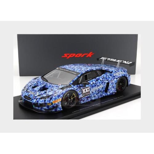 1:18 SPARK Lamborghini Huracan Gt3 Team Squadra Corse #100 Test Car 24H Spa 2018 With Showcase 18S528