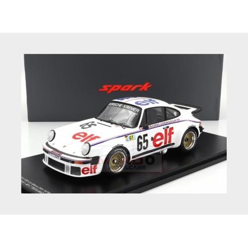 1:18 SPARK Porsche 911 934 Team Porsche Kremer Racing #65 24H Le Mans 1976 M.C.Charmasson D.Pironi B.Wollek With Showcase 18S863