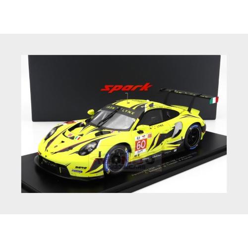 1:18 SPARK Porsche 911 991-2 Rsr-19 4.2L Team Iron Lynx #60 24H Le Mans 2023 M.Cressoni A.Picariello C.Schiavoni With Showcase 18S930