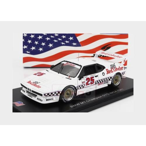 1:43 SPARK Bmw M1 #25 Champion Gto Imsa 1981 K.Miller D.Cowart US088