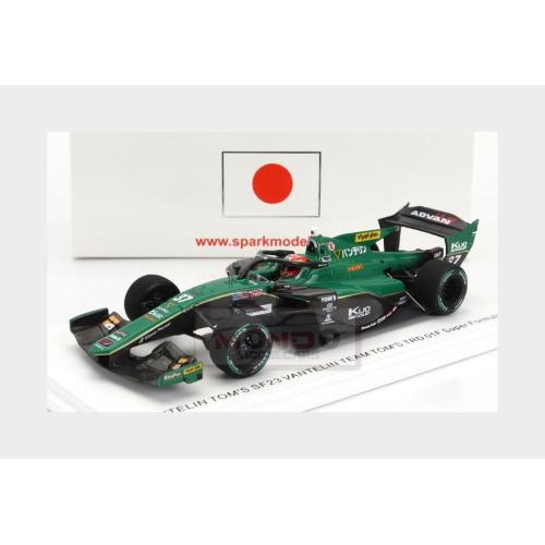 1:43 SPARK Sf23 #37 Vantelin Team Tom'S Trd 01F Super Formula 2023 Ritomo Miyata SFJ014