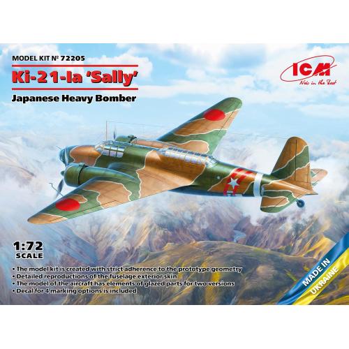 1:72 ICM KIT Ki-21-Ia Sally Japanese Heavy Bomber ICM72205
