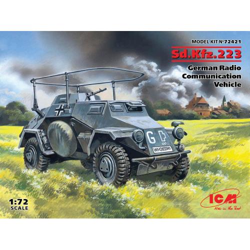 1:72 ICM KIT Sd.Kfz.223 German Radio Communication Vehicle ICM72421