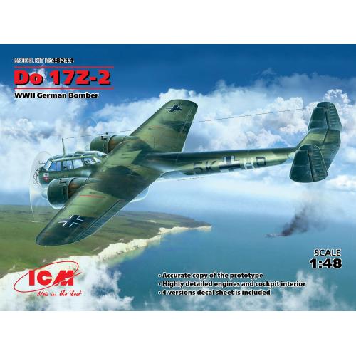1:48 ICM KIT Do 17Z-2 Wwii German Bomber ICM48244