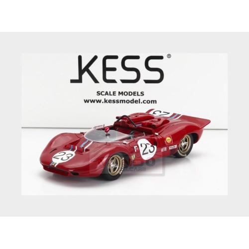 1:43 KESS MODEL Ferrari 350 P4 Spider Can-Am S/N0860 #23 Riverside Race 1967 C.Amon Red KE43056370