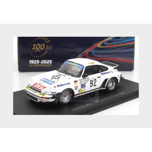 1:43 SPARK Porsche 911 930 Turbo Team Georg Memminger #92 24H Le Mans 1983 G.Memminger F.Muller H.Kuhn-Wiess S9853