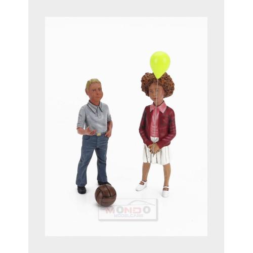 1:18 LE MANS MINIATURES Figures Set 2X Bambini Con Palloncini Children With Balloon Tessa & Nils Various FLM118025