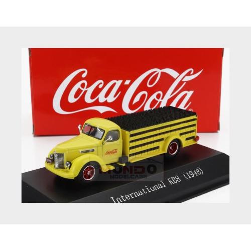 1:72 EDICOLA International Kb8 Truck With Bottle Coca-Cola 1948 Yellow PLADEAGCOCCOLL003