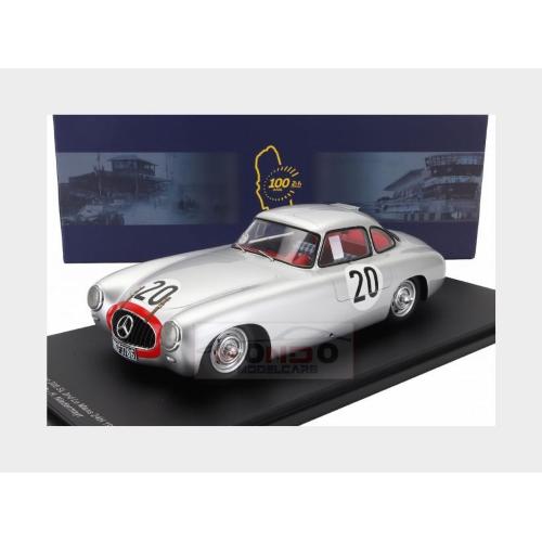 1:18 SPARK Mercedes Benz 300Sl 3.0L S6 Team Daimler-Benz A.G. #20 2Nd 24H Le Mans 1952 T.Helfrich N.Niedermayer With Showcase 18S859