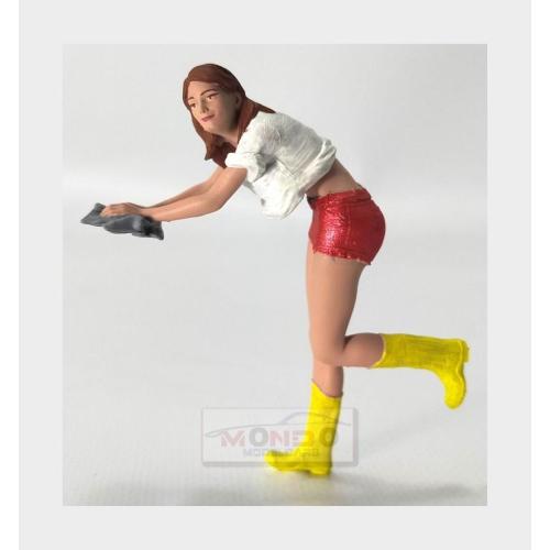 1:12 ATLANTIC Figures Car Washer Girl Rebecca Various ATL12013