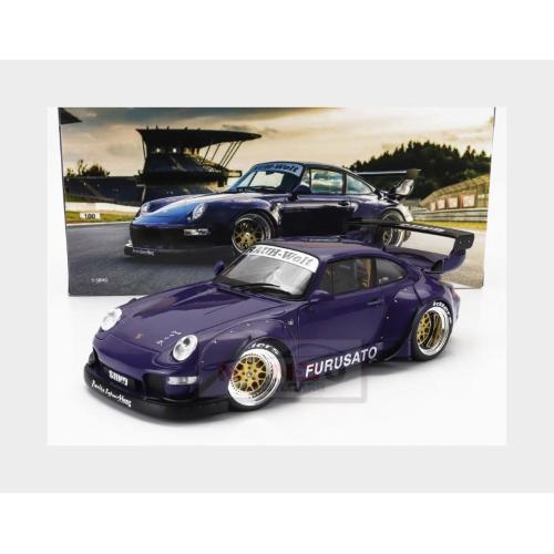 1:18 WERK83 Porsche 911 993 Rwb Rauh-Welt Furusato Coupe 1995 Purple W1807001