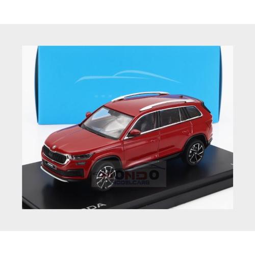 1:43 ABREX Skoda Kodiak Fl 2021 Red Met 143AB-041JF