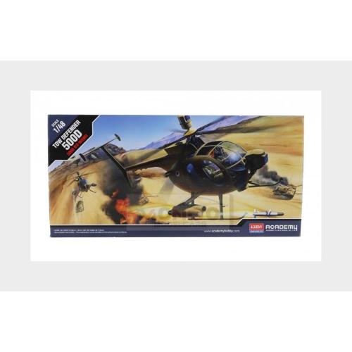 1:48 ACADEMY Hughes 500D Tow Defender Helicopter Military 1967 Kit AC12250