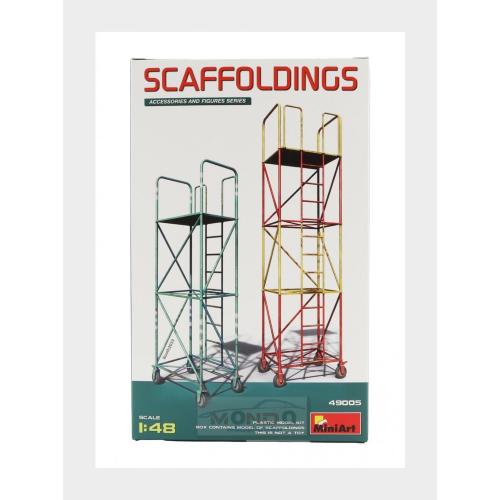 1:48 MINIART Accessories Scaffoldings Kit MA49005