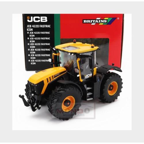 1:32 BRITAINS Jcb 4220 Fastrac Icon Tractor 2020 Yellow Black LC43355