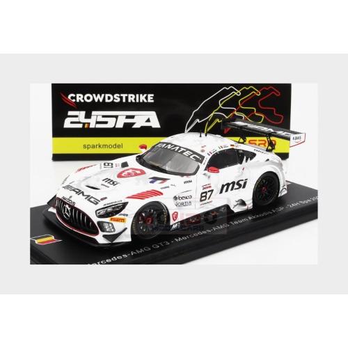 1:43 SPARK Mercedes Benz Amg Gt3 Team Akkodis Asp #87 24H Spa 2023 L.Ferrari T.Drouet M.Gotz White SB730