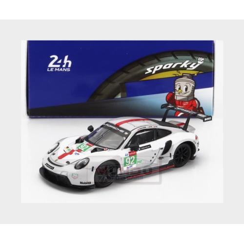 1:64 SPARK Porsche 911 991-2 Rsr-19 4.2L Team Porsche Gt #92 3Rd Lmgte Pro Class 24H Le Mans 2021 M.Christensen K.Estre N.Jani Y272
