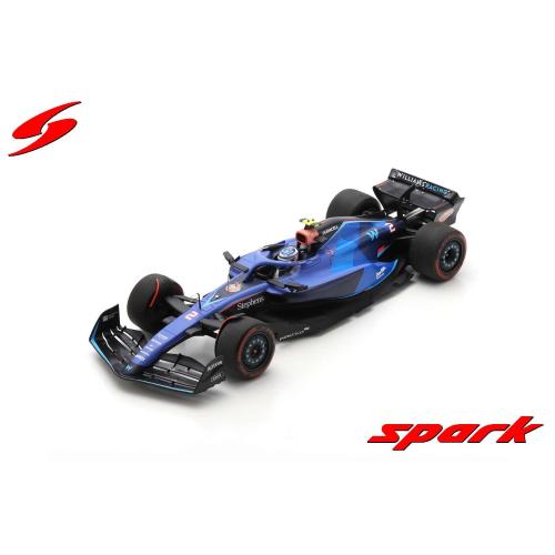 1:18 SPARK Williams F1 Fw45 Team Williams Racing #2 Bahrain Gp 2023 Logan Sargeant With Showcase 18S951