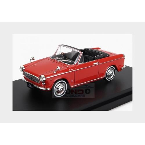 1:43 EDICOLA Daihatsu Compagno Spider Open (F40K) 1965 Red HACJAPCARCOLLJPL045
