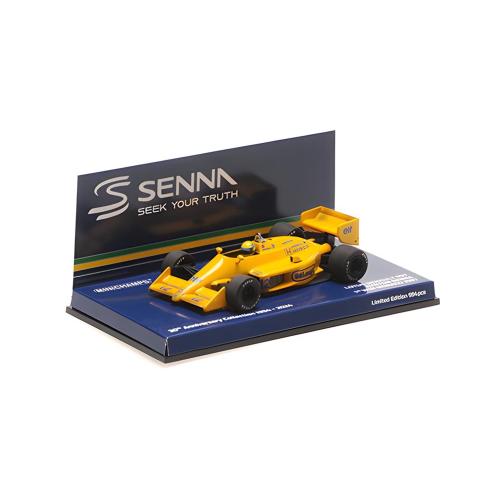 1:43 MINICHAMPS Lotus F1 Honda 99T #12 Winner Monaco Gp Dirty Version 1987 Ayrton Senna First Victory F1 Monaco Gp 540873392