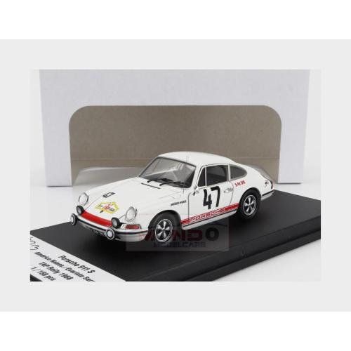 1:43 TROFEU Porsche 911 S Coupe #47 Rally Tap 1968 Americo Nunes Evaristo Saraiva White TRFDSN189