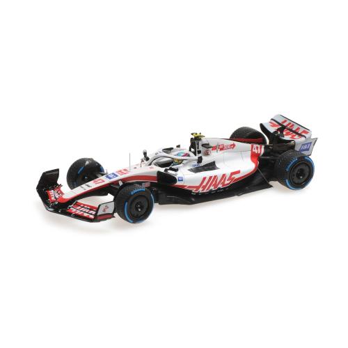 1:43 MINICHAMPS Haas F1 Vf-22 Ferrari Team Haas #47 Canada Gp 2022 Mick Schumacher White Black Red 417220947