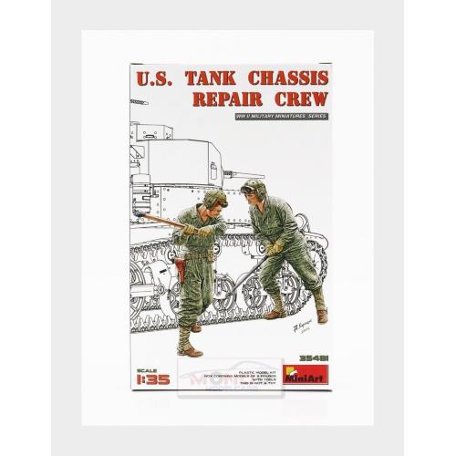 1:35 MINIART Figures Military Us Tank Chassis Repair Crew / MA35481