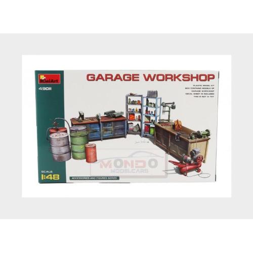 1:48 MINIART Accessories Garage Workshop Kit MA49011