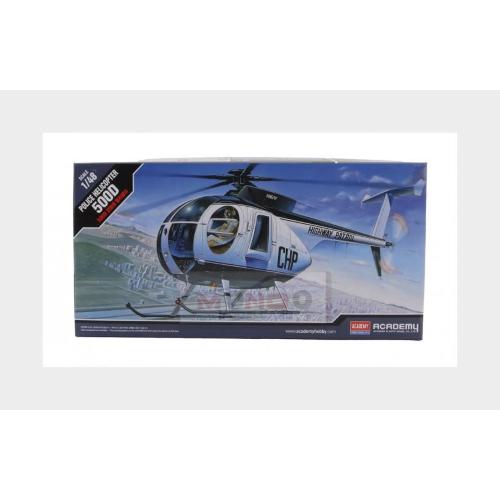 1:48 ACADEMY Hughes 500D Police Helicopter 1967 Kit AC12249
