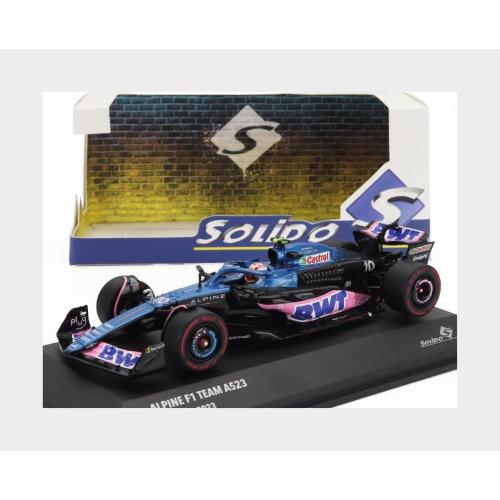 1:43 SOLIDO Alpine F1 A523 Team Bwt Alpine #10 3Rd Dutch Gp 2023 Pierre Gasly Blue Pink SL4317702