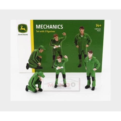 1:32 SCHUCO Figures Set 3X Figure John Deere Green 450391501