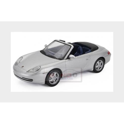 1:43 EDICOLA Porsche 911 996 Carrera Cabriolet Spider 2001 Silver ABPOR911