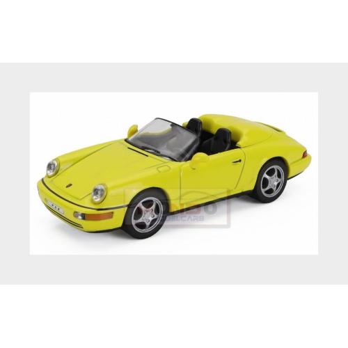 1:43 EDICOLA Porsche 911 964 Speedster Spider 1993 Yellow ABPOR948