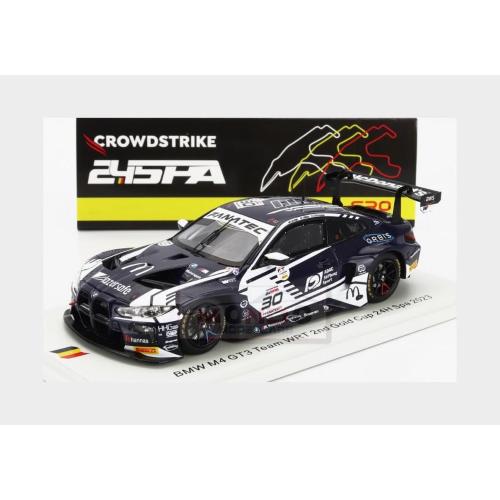 1:43 SPARK Bmw 4-Series M4 Team Wrt #30 2Nd Gold Cup 24H Spa 2023 J.B.Simmenauer C.Williams N.Krutten SB709