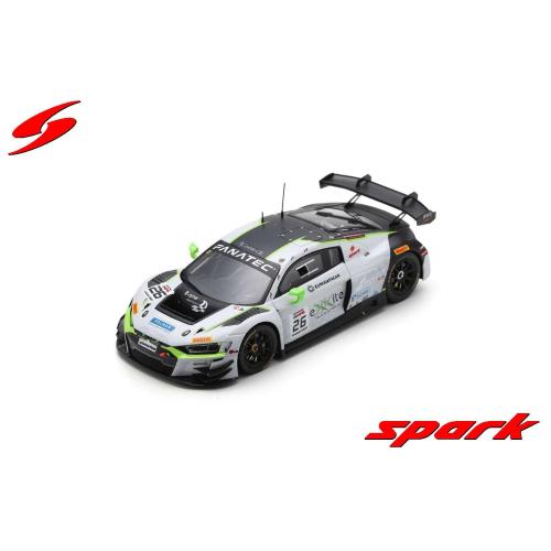 1:43 SPARK Audi R8 Lms Gt3 Evo Ii Team Audi Sport Sainteloc #26 3Rd Silver Cup 24H Spa 2023 E.Bastard P.Evrad G.Demoustier A.Doquin SB717