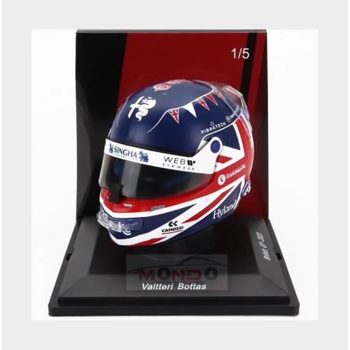1:5 SPARK Bell Helmet F1 Casco Helmet Alfa Romeo C43 Team Stake #77 British Gp 2023 Valtteri Bottas 5HF119