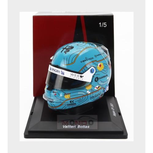 1:5 SPARK Bell Helmet F1 Casco Helmet Alfa Romeo C43 Team Stake #77 Belgium Gp 2023 Valtteri Bottas 5HF122