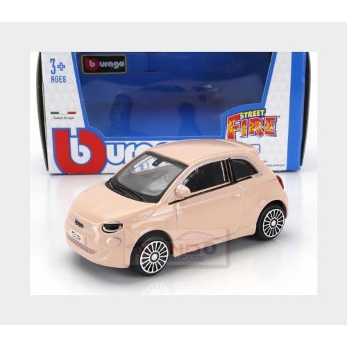 1:43 BURAGO Fiat 500E Full Electric 2021 Pink BU30456ROS