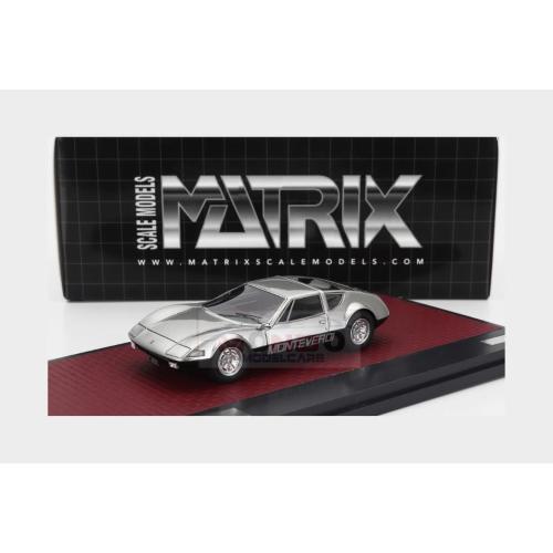 1:43 MATRIX Monteverdi Hai 450 Gts 1973 Silver Black MX41308-032