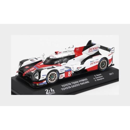 1:43 EDICOLA Toyota Ts050 Hibrid 2.4L Turbo V6 Team Gazoo Racing #8 24H Le Mans 2017 Sebastien Buemi Kazuki Nakajima Anthony Davidson White Red Black MW1ALA0041
