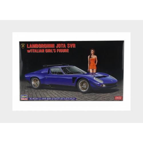1:24 HASEGAWA Lamborghini Jota Svr With Girl Figure 1970 Kit HA20472