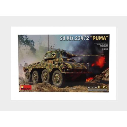 1:35 MINIART Tank Sd.Kfz. 234/2 Puma Tank Military 1945 Kit MA35419
