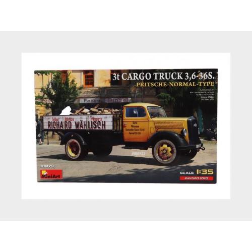 1:35 MINIART Opel 3T Cargo 3,6 Truck 2-Assi 1940 Kit MA38079