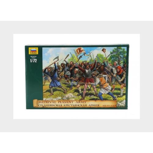 1:72 ZVEZDA Accessories Medieval Peasant Army 1500 Kit ZS8059