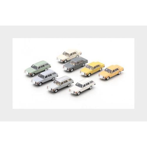 1:87 SCHUCO Mercedes Benz Set 8X E-Class (W123) 1975 E-Class Station Wagon T-Model (W123) 1982 Various 452675500