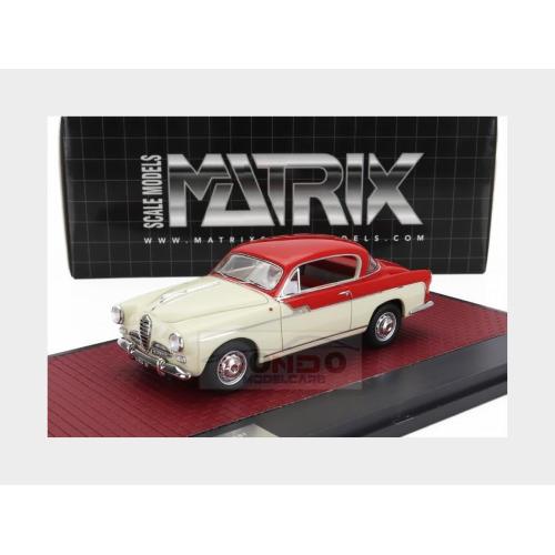 1:43 MATRIX Alfa Romeo 1900 Super Boano Primavera 1955 White Red MX40102-083