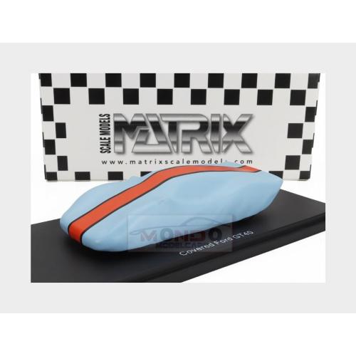 1:43 MATRIX Ford Usa Under Cover Gt40 Race Version 1966 Light Blue Orange MXR90603-011